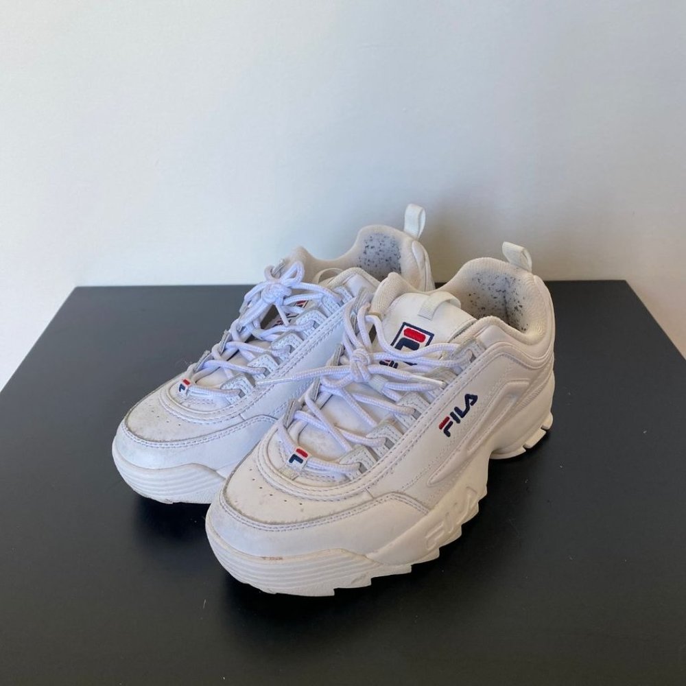 Chunky FILA White Womens 8.5